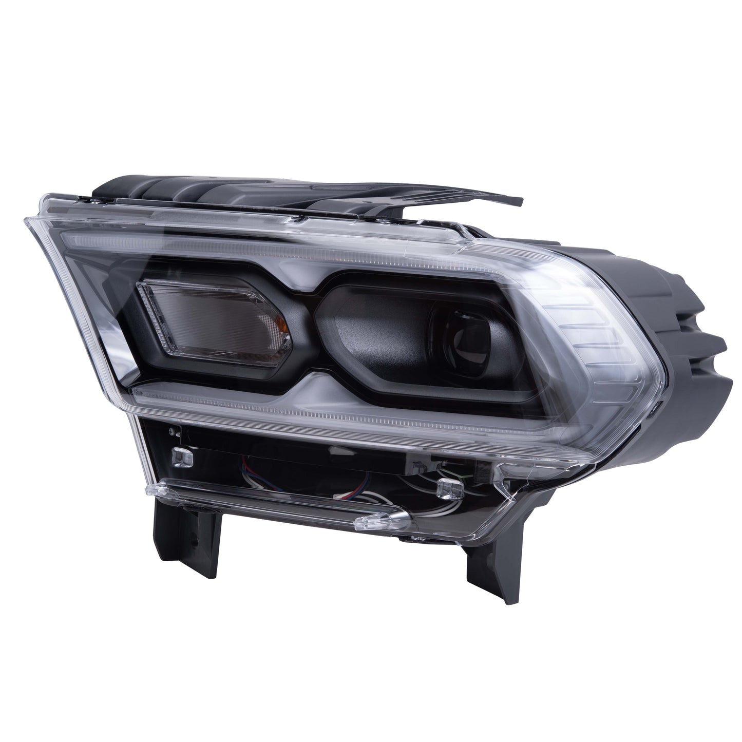 LED Combination Headlight Assembly With Standard Type Signal-Black Trim Without Automatic High Beam Driver Left for 2021-2023 Dodge Durango