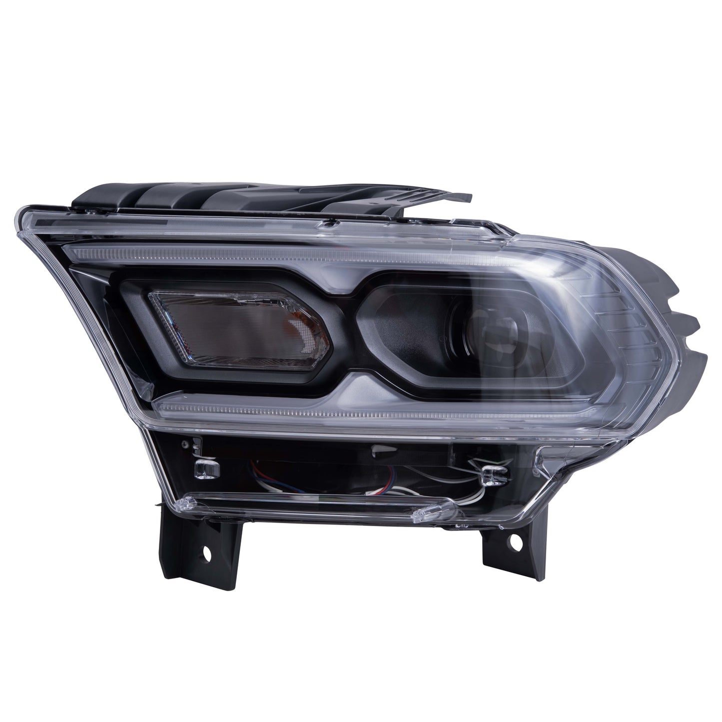 LED Combination Headlight Assembly With Standard Type Signal-Black Trim Without Automatic High Beam Driver Left for 2021-2023 Dodge Durango