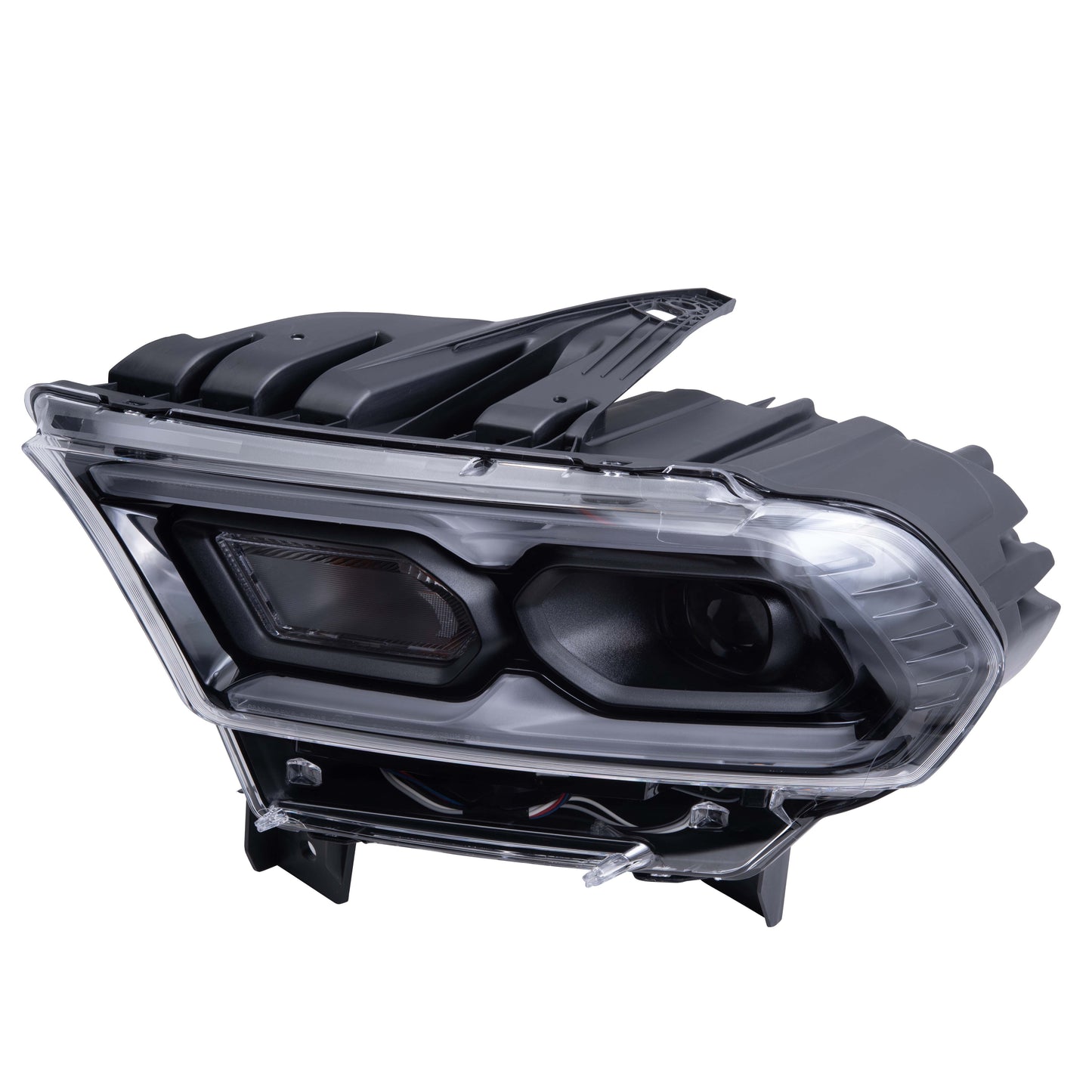 LED Combination Headlight Assembly With Standard Type Signal-Black Trim Without Automatic High Beam Driver Left for 2021-2023 Dodge Durango
