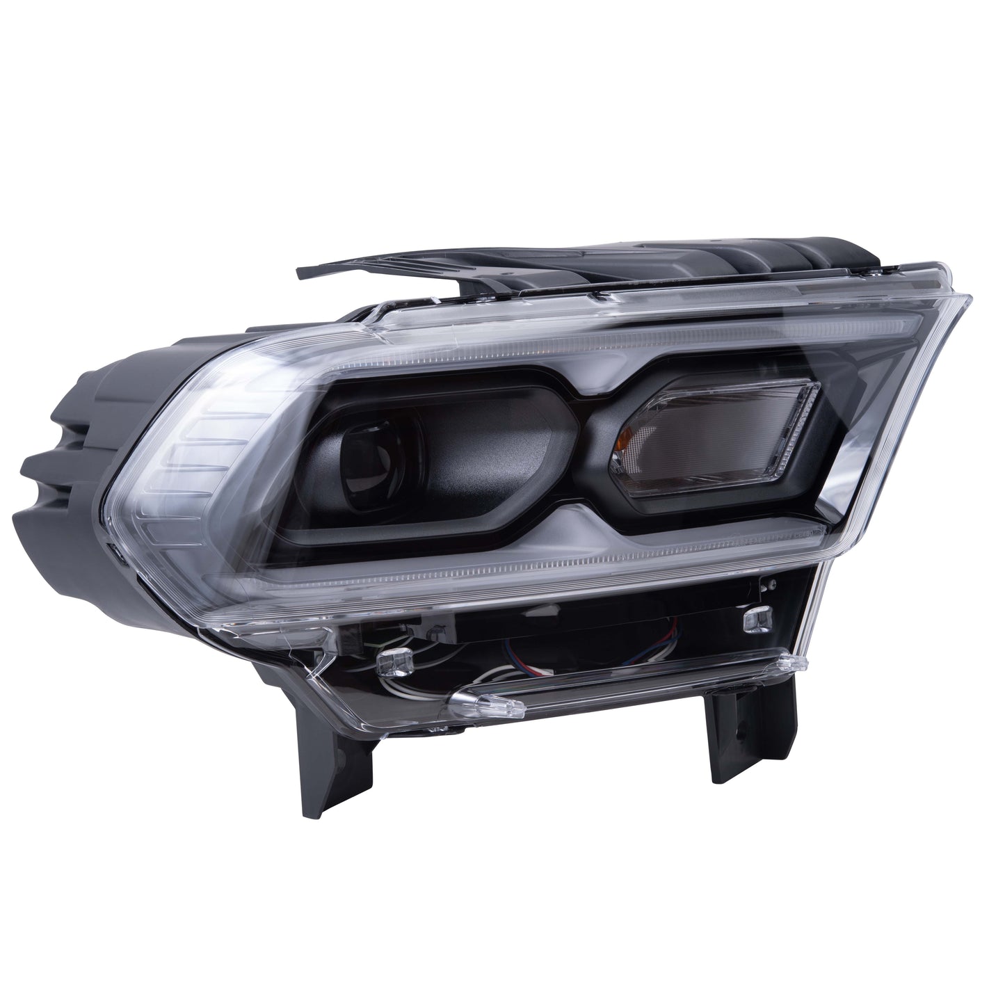 LED Combination Headlight Assembly With Standard Type Signal-Black Trim Without Automatic High Beam Passenger Right for 2021-2023 Dodge Durango