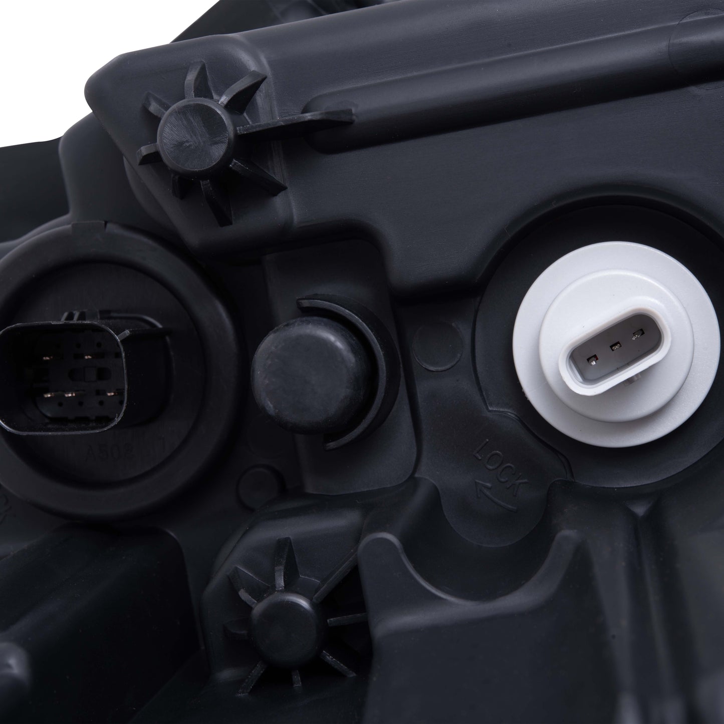 LED Combination Headlight Assembly With Standard Type Signal-Black Trim Without Automatic High Beam Passenger Right for 2021-2023 Dodge Durango