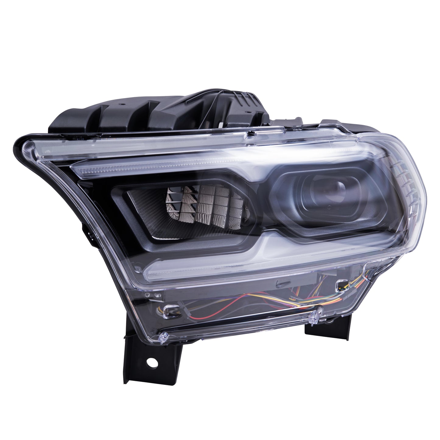 LED Combination Headlight Assembly With LED Type Signal-Black Trim-Automatic High Beam Without Automatic Leveling Driver Left For 2021-2023 Dodge Durango