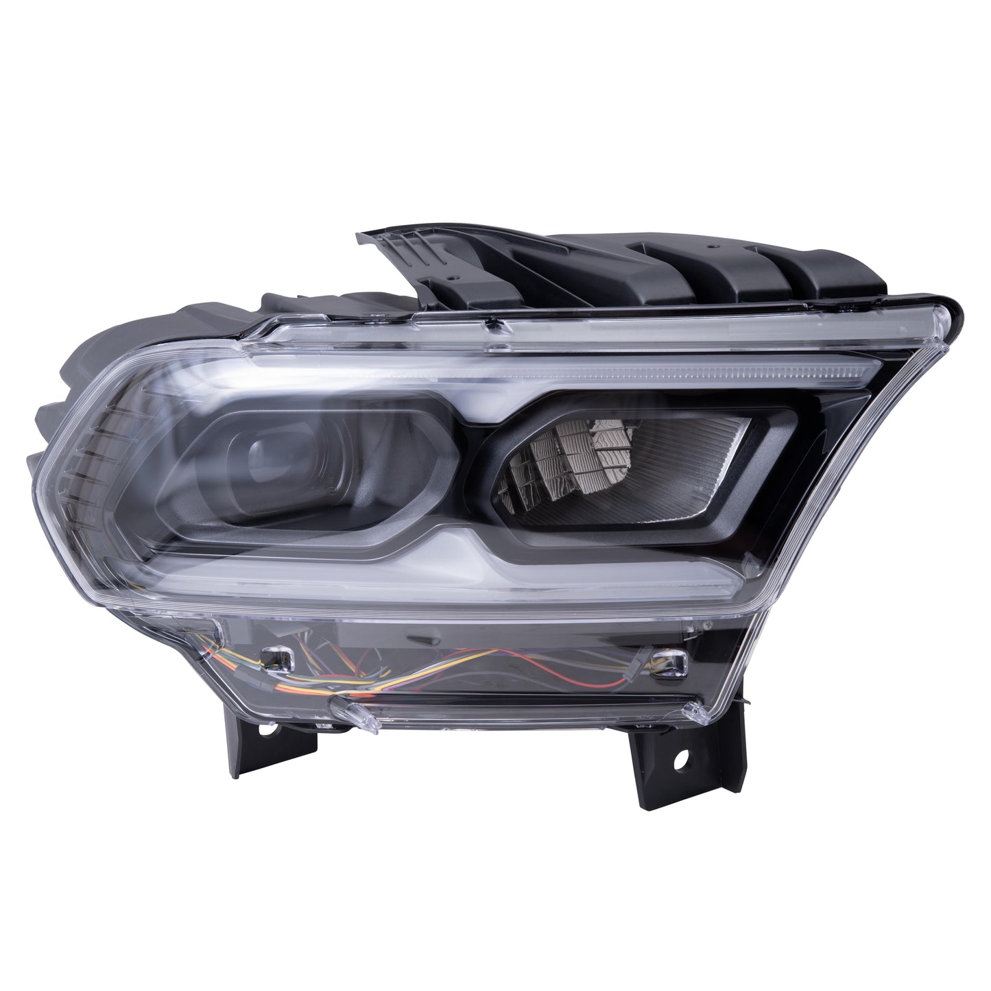 LED Combination Headlight Assembly With LED Type Signal-Black Trim-Automatic High Beam Without Automatic Leveling Set Driver Left Passenger Right For 2021-2023 Dodge Durango