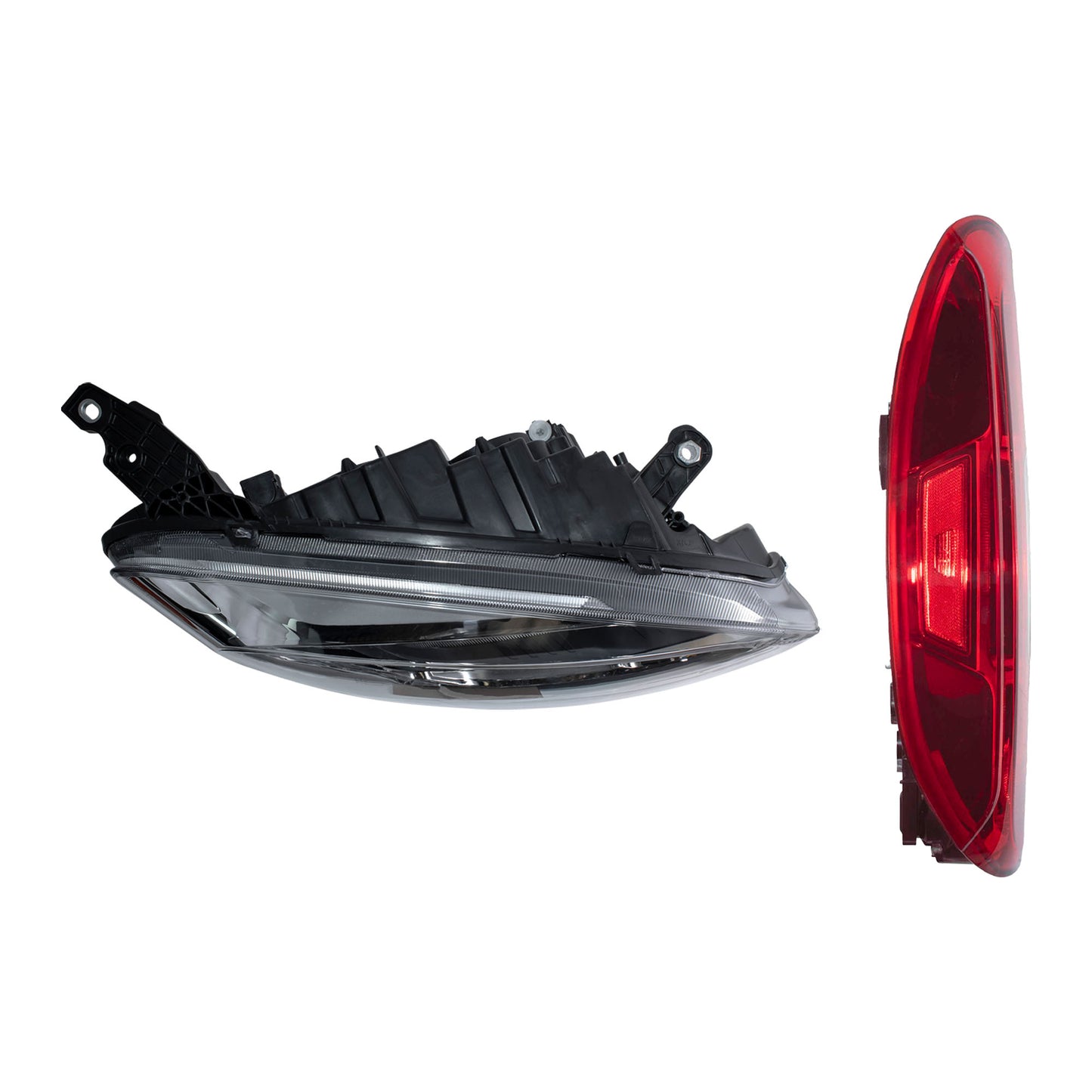 Halogen Combination Headlights & Tail Lights 4 Piece Set Driver Left Passenger Right For 2015-2022 RAM ProMaster City