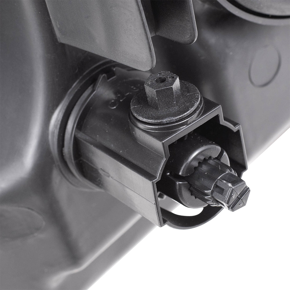 Brock Replacement Set Driver and Passenger Halogen Headlights Chrome Bezel Type Compatible with 2011-2013 Compass