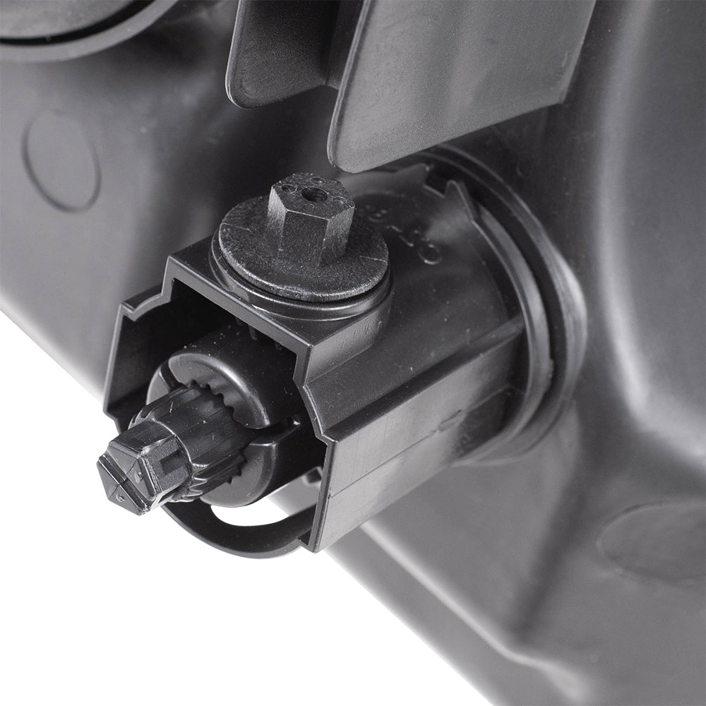 Brock Replacement Driver Halogen Headlight Chrome Bezel Type Compatible with 2011-2013 Compass