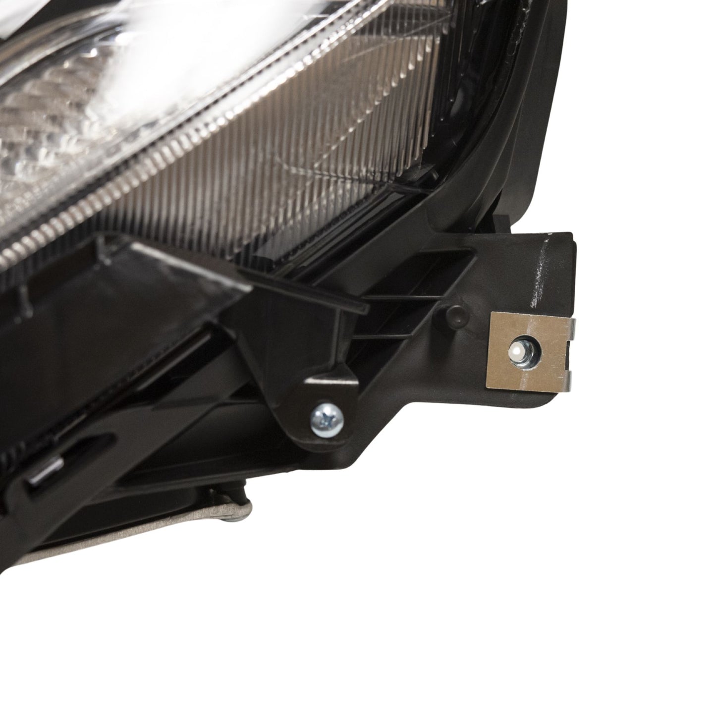 Halogen Combination Quad Headlight Lens and Housing With Black Bezel Without Daytime Running Lights Driver Side Left For 2017-2020 Chrysler Pacifica 2020 Chrysler Voyager