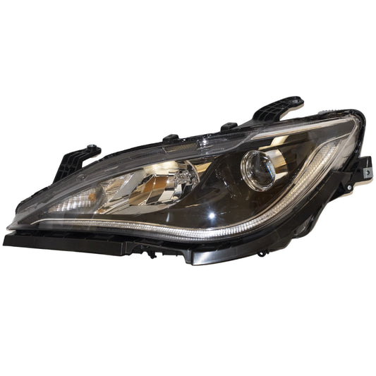HID Combination Quad Headlight Lens and Housing With Chrome Bezel and Daytime Running Lights Driver Side Left For 2017-2020 Chrysler Pacifica