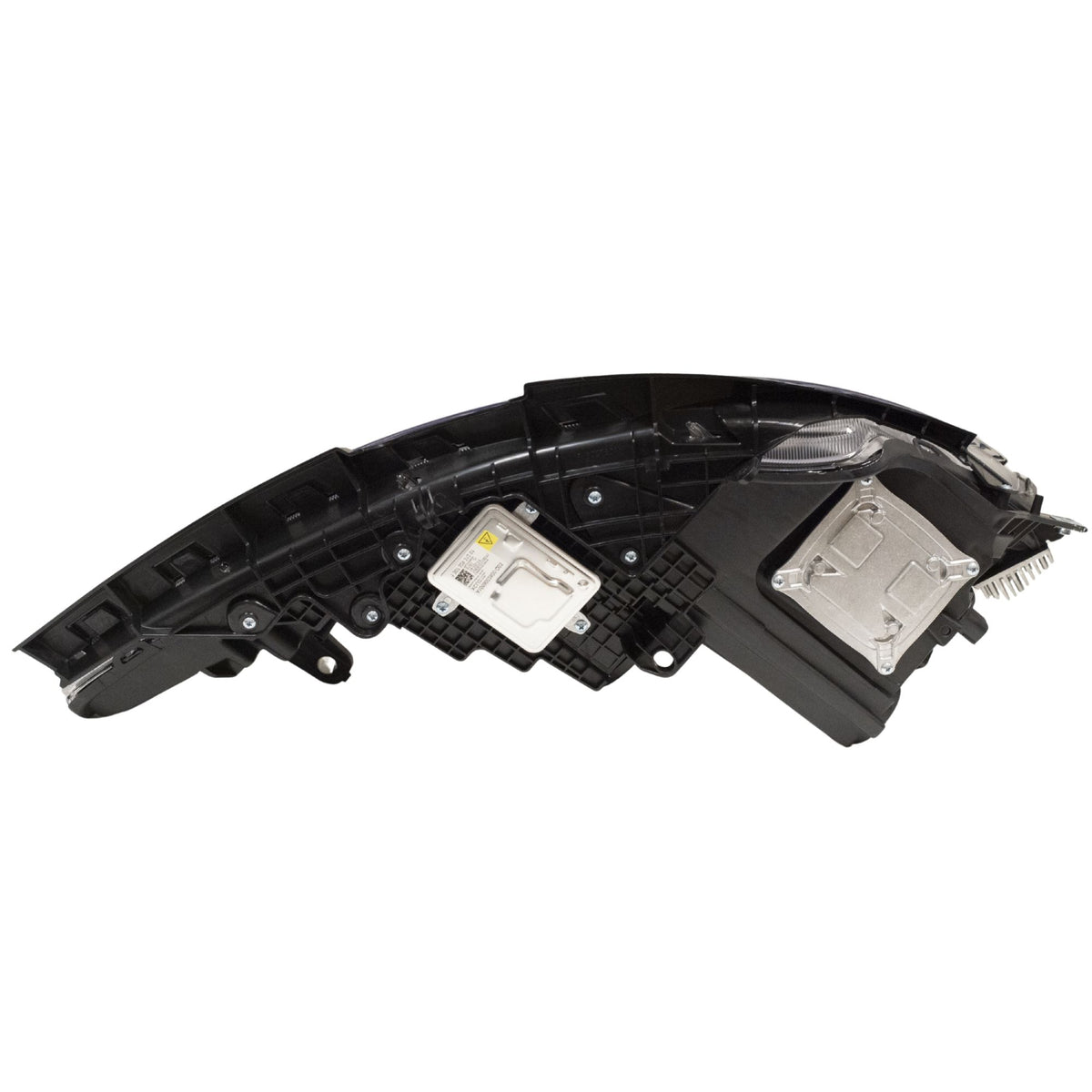 HID Combination Quad Headlight Lens and Housing With Black Bezel and Daytime Running Lights Driver Side Left For 2017-2020 Chrysler Pacifica