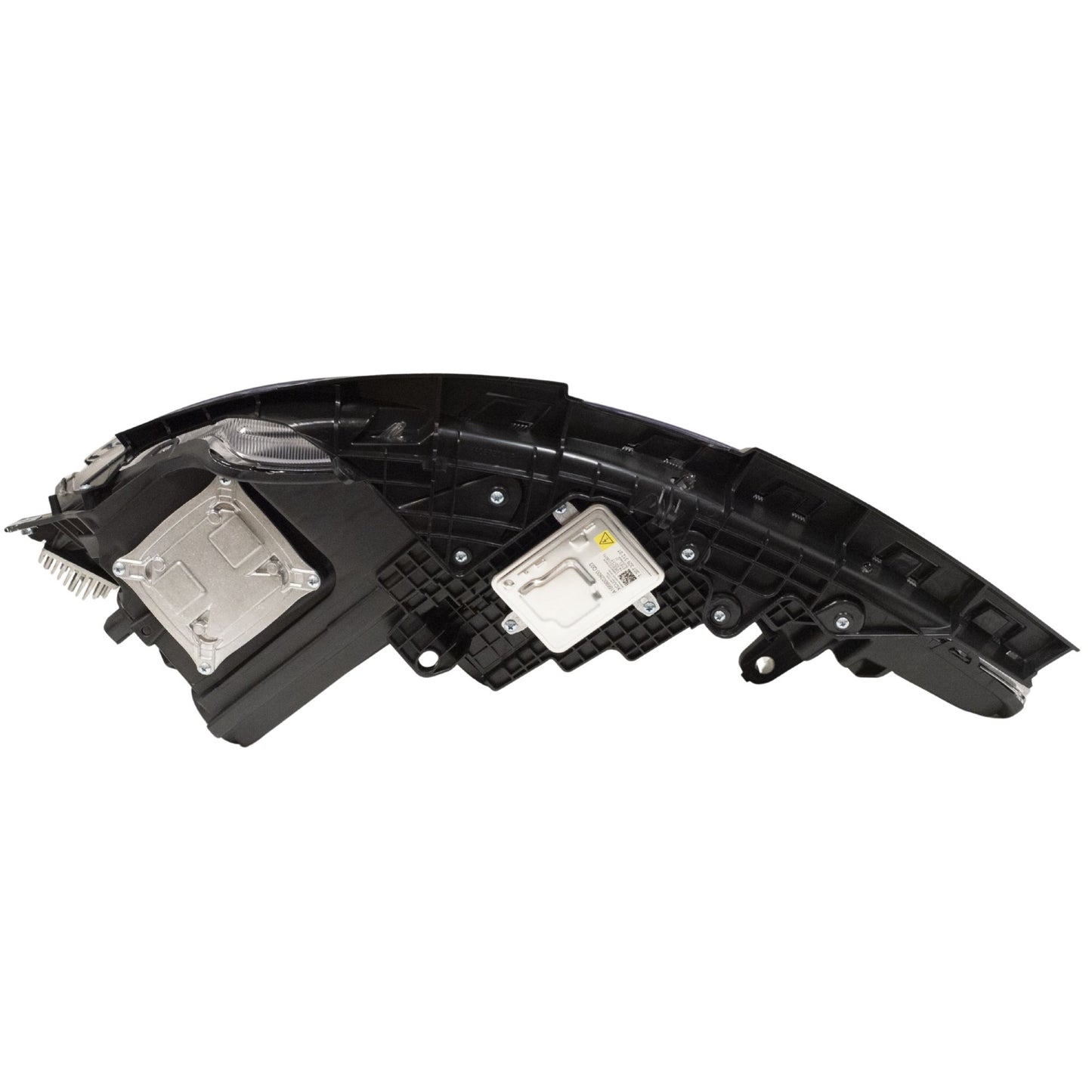 HID Combination Quad Headlight Lens and Housing With Black Bezel and Daytime Running Lights Passenger Side Right For 2017-2020 Chrysler Pacifica