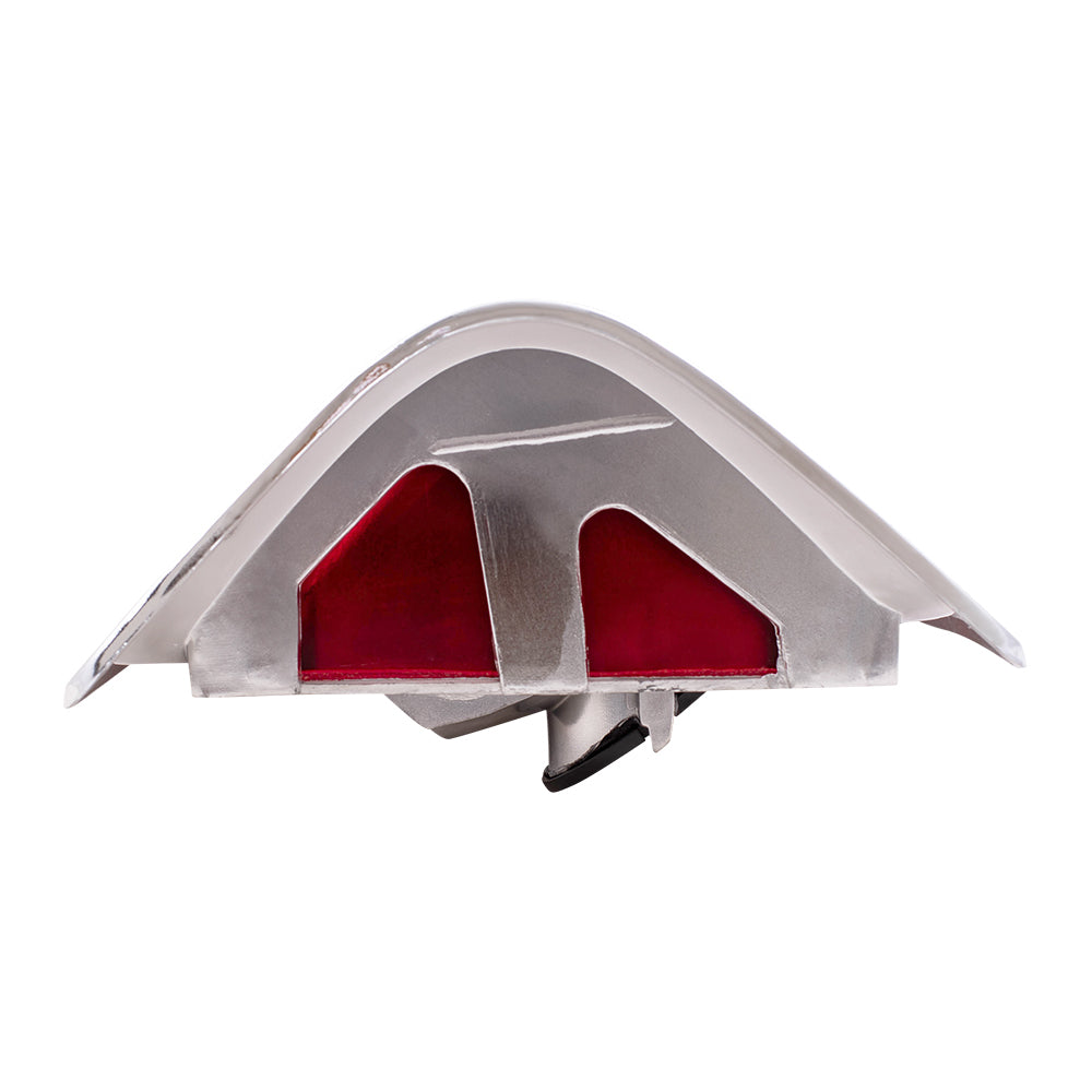 Brock Replacement Set Driver and Passenger Taillights with Chrome Bezel Compatible with 1988-1992 Dakota Pickup Truck 4482577 4482576