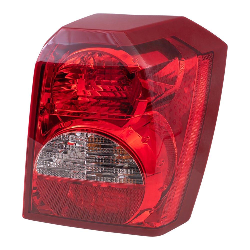 Brock Replacement Passenger Tail Light Quarter Panel Mounted Lens Compatible with 2007 Caliber 5303752AD