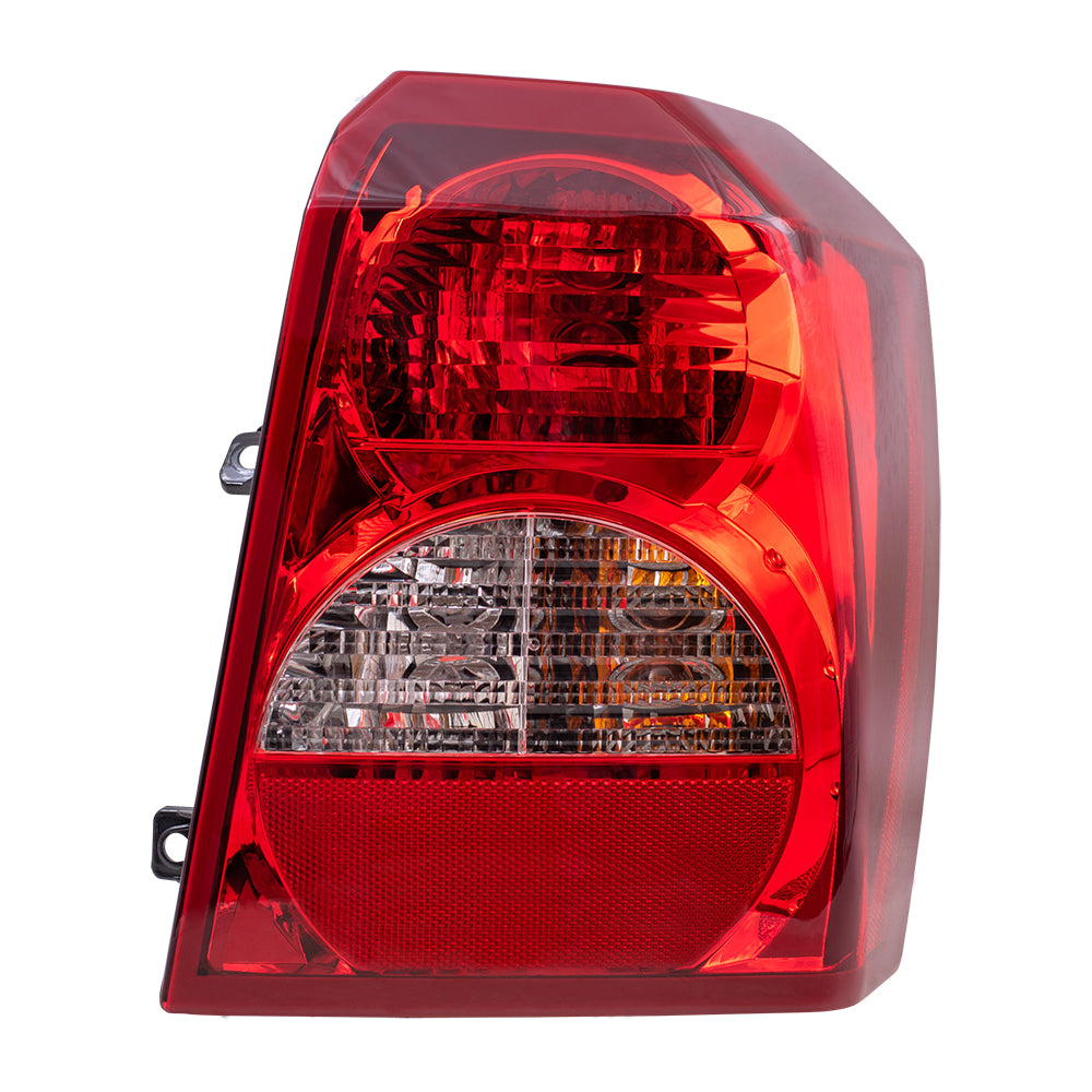 Brock Replacement Passenger Tail Light Quarter Panel Mounted Lens Compatible with 2007 Caliber 5303752AD