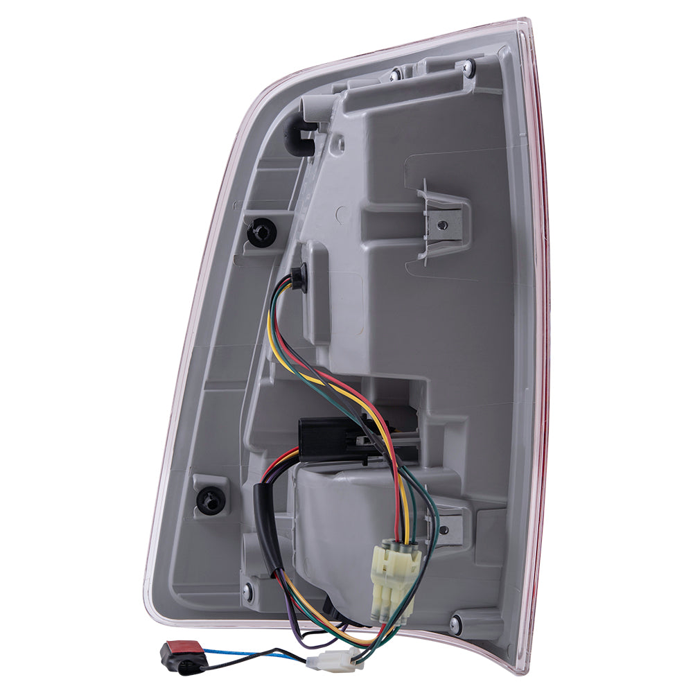 2013-2018 RAM Pickup LED Combination Tail Light Assembly Set Simple Design With Chrome Trim LH+RH 2019-2023 RAM 1500 Classic