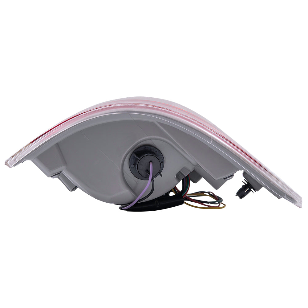 2013-2018 RAM Pickup LED Combination Tail Light Assembly Set Simple Design With Chrome Trim LH+RH 2019-2023 RAM 1500 Classic