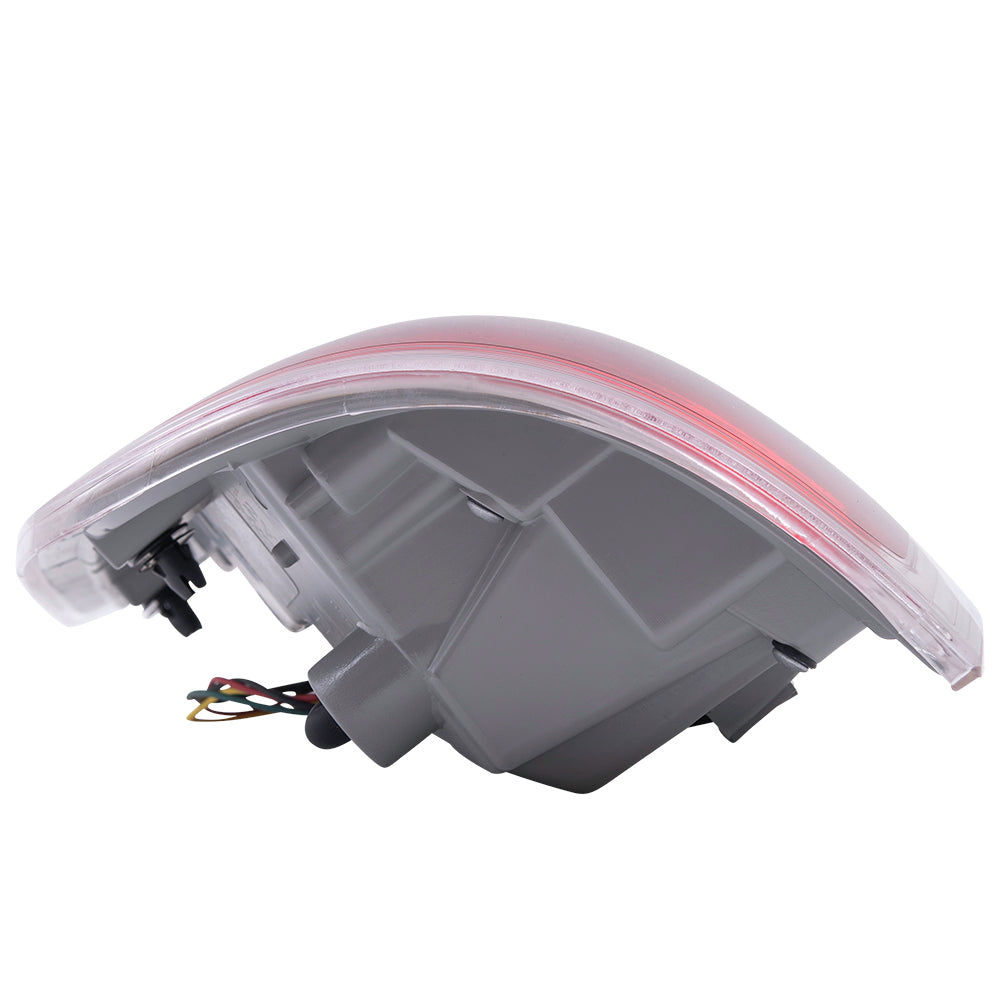 2013-2018 RAM Pickup LED Combination Tail Light Assembly Set Simple Design With Chrome Trim LH+RH 2019-2023 RAM 1500 Classic