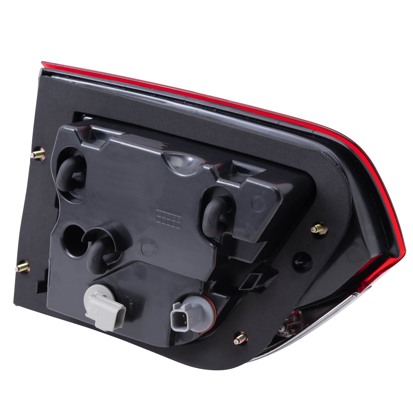 Combination Tail Light Set With Silver Bezel Without Platinum Insert Driver Left Passenger Right Liftgate Mounted for  2014-2021 Jeep Grand Cherokee Altitude/Laredo/Limited/Overland/Summit 2022 Jeep Grand Cherokee WK Altitude/Laredo/Limited/Overland/Summi