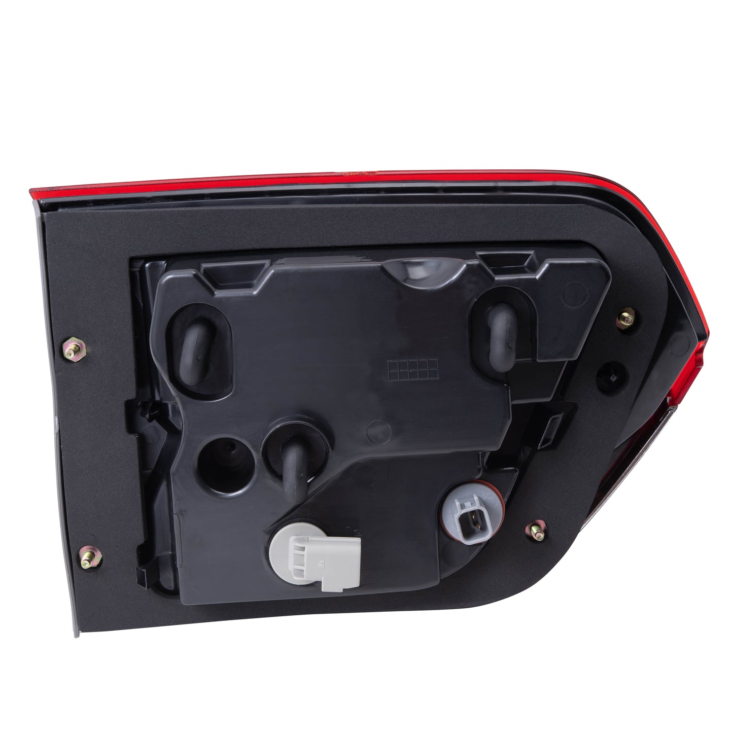 Combination Tail Light Set With Silver Bezel Without Platinum Insert Driver Left Passenger Right Liftgate Mounted for  2014-2021 Jeep Grand Cherokee Altitude/Laredo/Limited/Overland/Summit 2022 Jeep Grand Cherokee WK Altitude/Laredo/Limited/Overland/Summi