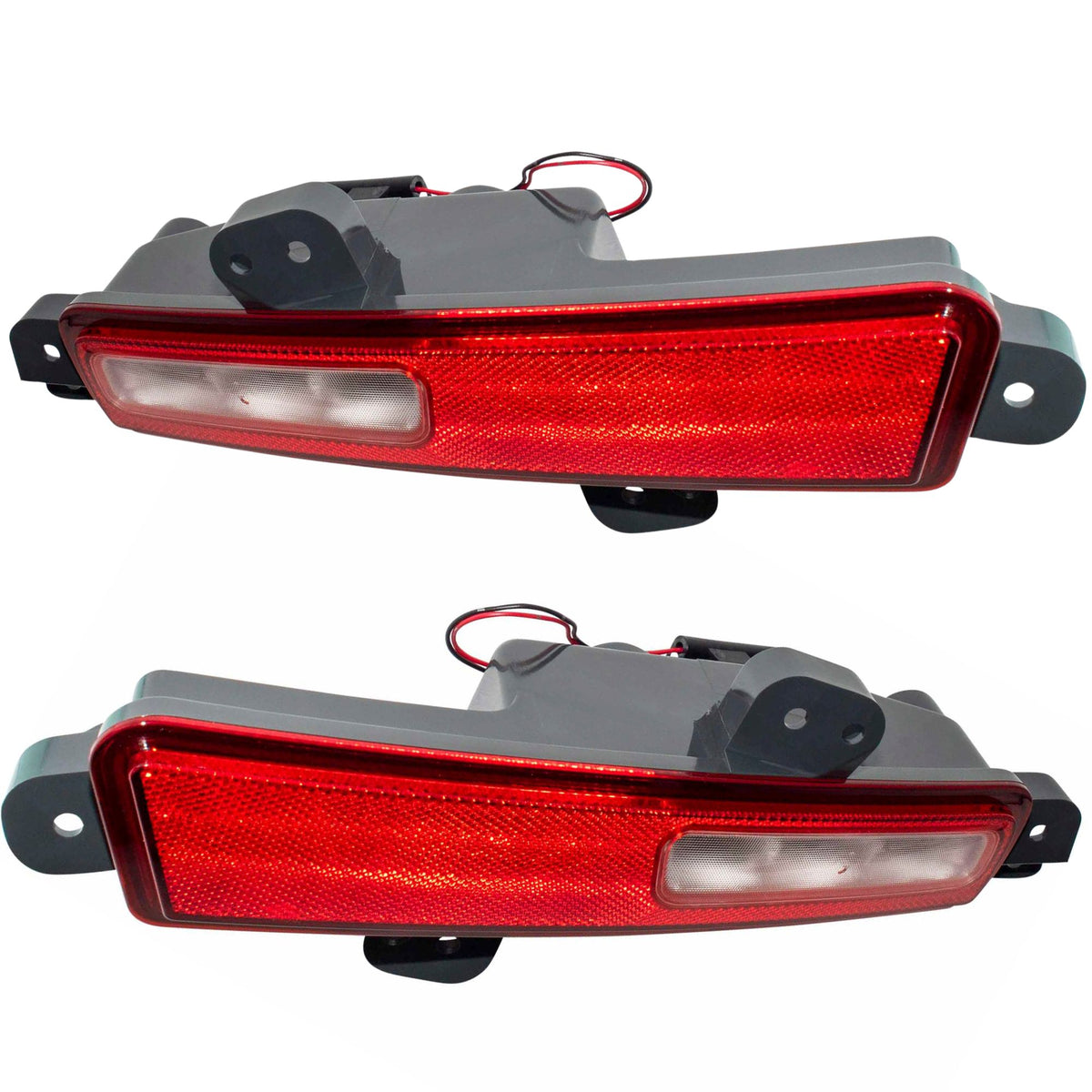 LED Back-Up Light Assembly Bumper Mounted 2 Piece Set Driver Side Left Passenger Side Right For 2022-2025 Jeep Wagoneer/Grand Wagoneer 2023-2025 Jeep Wagoneer L/Grand Wagoneer L