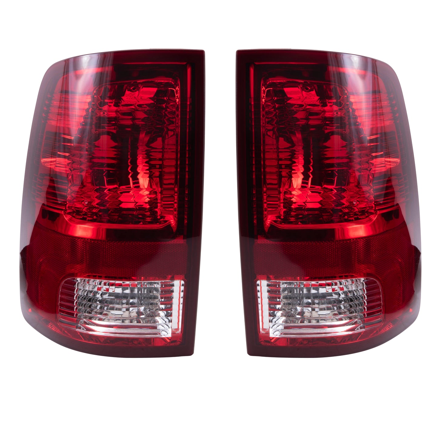Combination Tail Light Assembly Set Standard Type Driver Side Left Passenger Side Right for 2009-2010 Dodge RAM 1500 2010 Dodge RAM 2500/3500 2011-2018 RAM 1500/2500/3500 2019-2023 RAM 1500 Classic