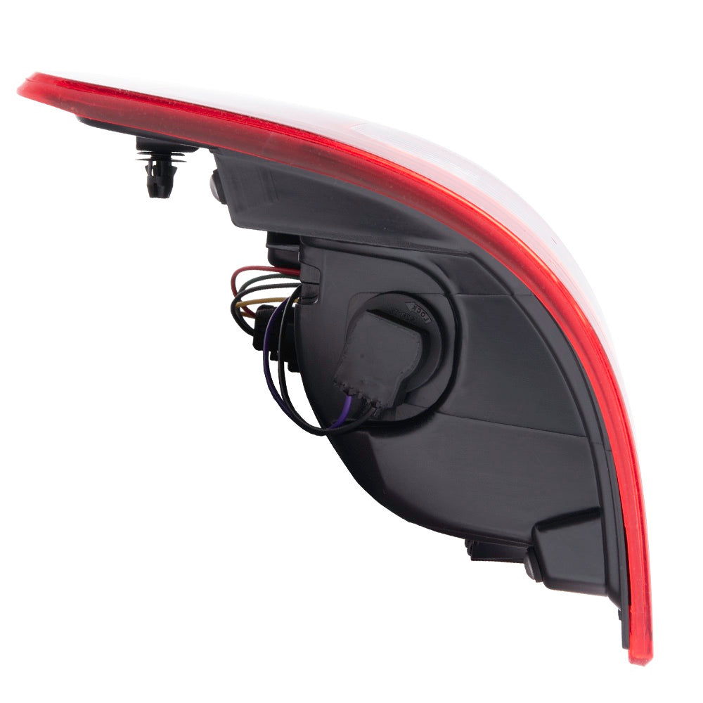Brock Replacement Driver Left LED Combination Tail Light Assembly With Black Trim Compatible With 2013-2018 RAM Pickup 2019-2023 RAM 1500 Classic