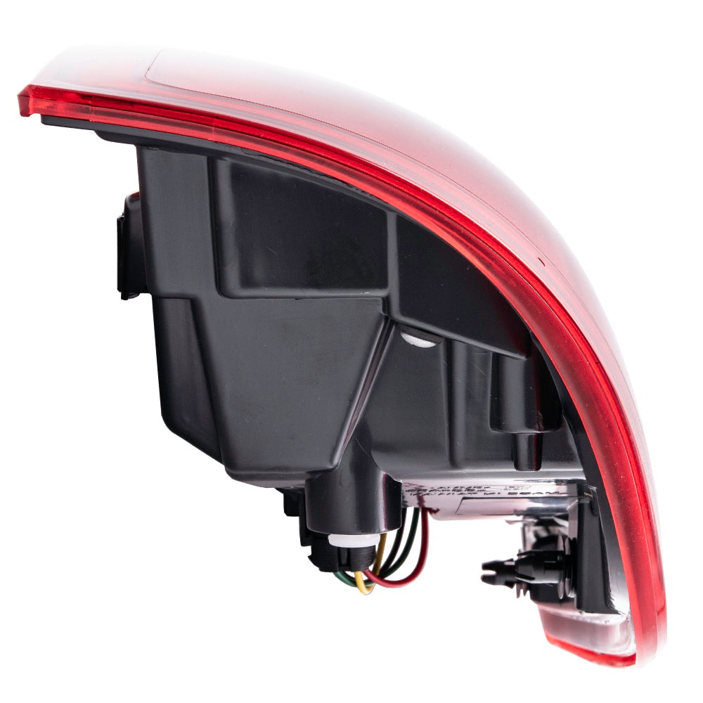 Brock Replacement Driver Left LED Combination Tail Light Assembly With Black Trim Compatible With 2013-2018 RAM Pickup 2019-2023 RAM 1500 Classic