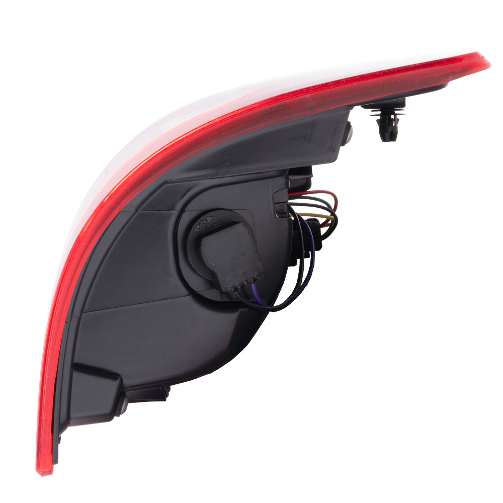 Brock Replacement Passenger Right LED Combination Tail Light Assembly With Black Trim Compatible With 2013-2018 RAM Pickup 2019-2023 RAM 1500 Classic