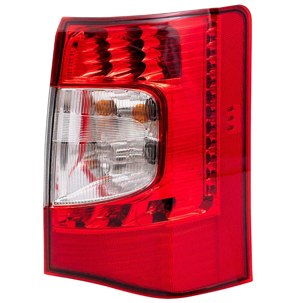 Brock Replacement Set Driver and Passenger LED Tail Lights Compatible with 2011-2016 Town & Country Van 5182531AE 5182530AE