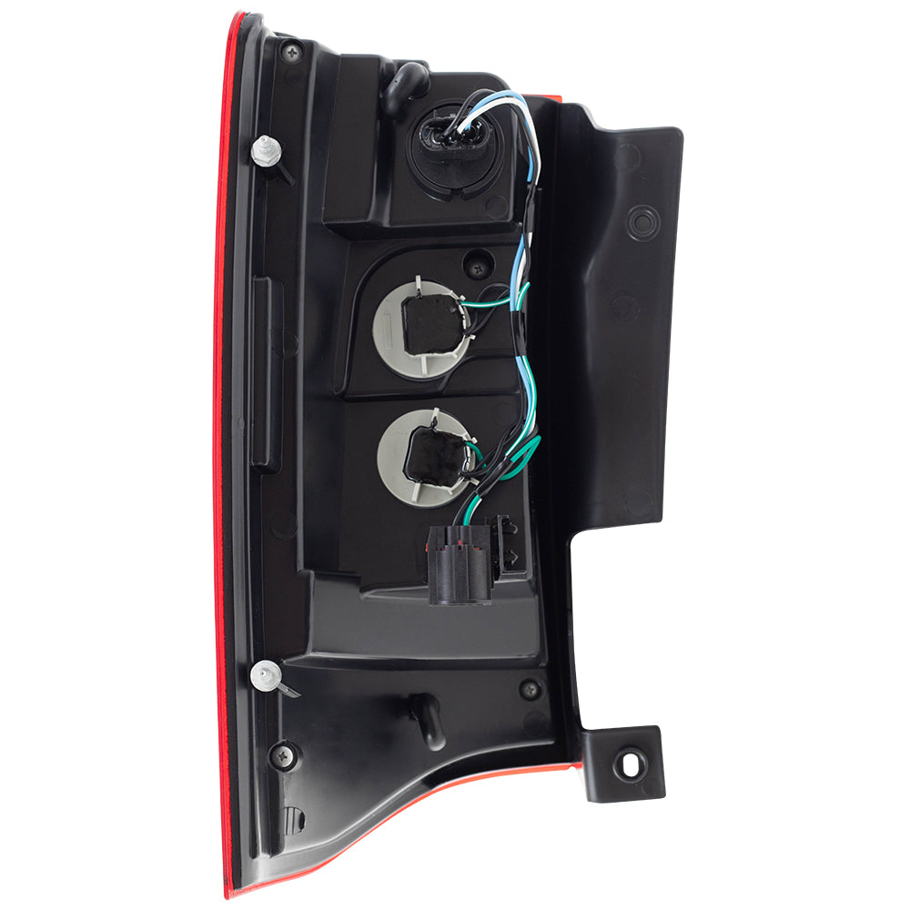 Brock Replacement Set Driver and Passenger LED Tail Lights Compatible with 2011-2016 Town & Country Van 5182531AE 5182530AE