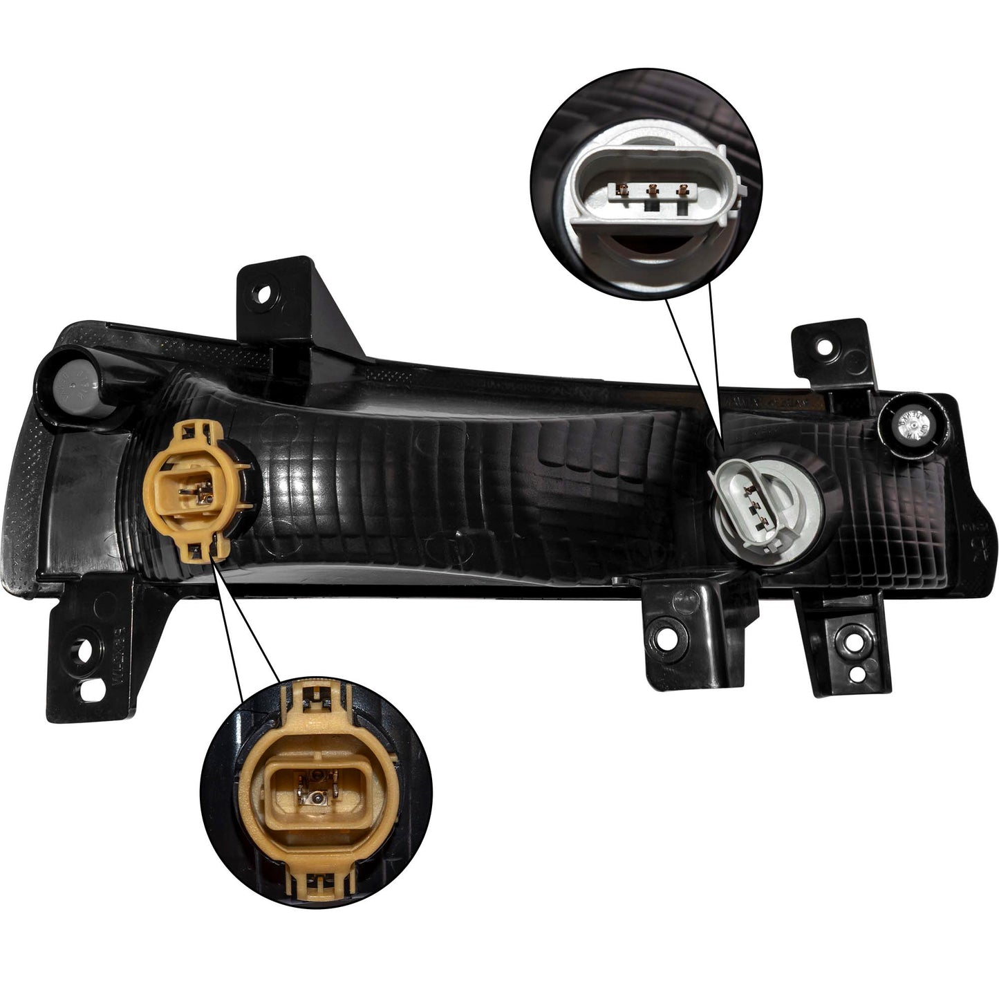 Combination Park/Signal Light Assembly Bumper Mounted Driver Side Left For 2017-2021 Jeep Compass