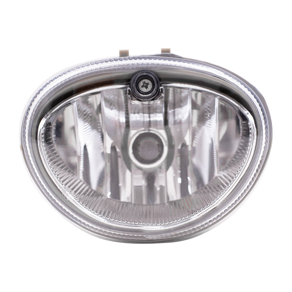 Brock Replacement Fog Light Lamp Compatible with 99-04 Caravan Grand Caravan 98-99 Town & Country 4805046AC