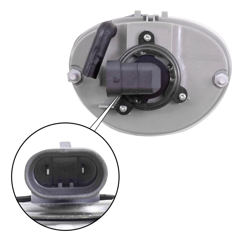 Brock Replacement Fog Light Lamp Compatible with 99-04 Caravan Grand Caravan 98-99 Town & Country 4805046AC