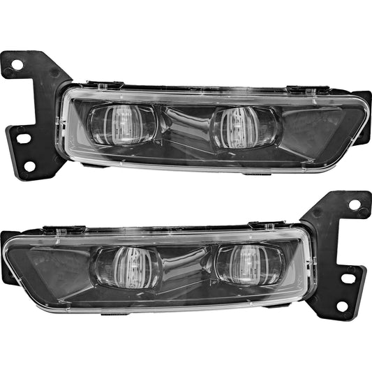 LED Fog Light Assembly Set Driver Side Left Passenger Side Right For 2014-2023 Dodge Durango 2017-2021 Jeep Grand Cherokee SRT 2022 Jeep Grand Cherokee WK