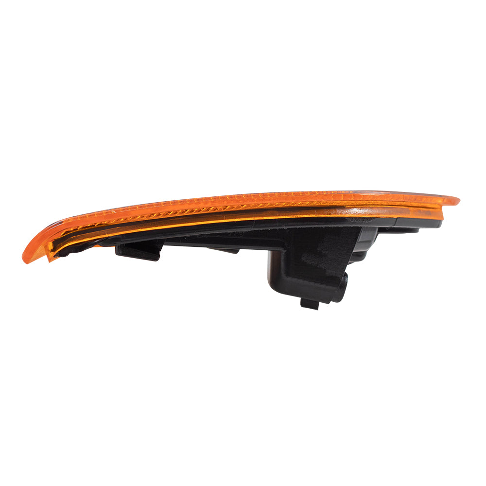 Brock Replacement Driver Side Marker Lights Compatible with 2018-2019 Wrangler 2018-2019 Wrangler Unlimited 2020 Gladiator