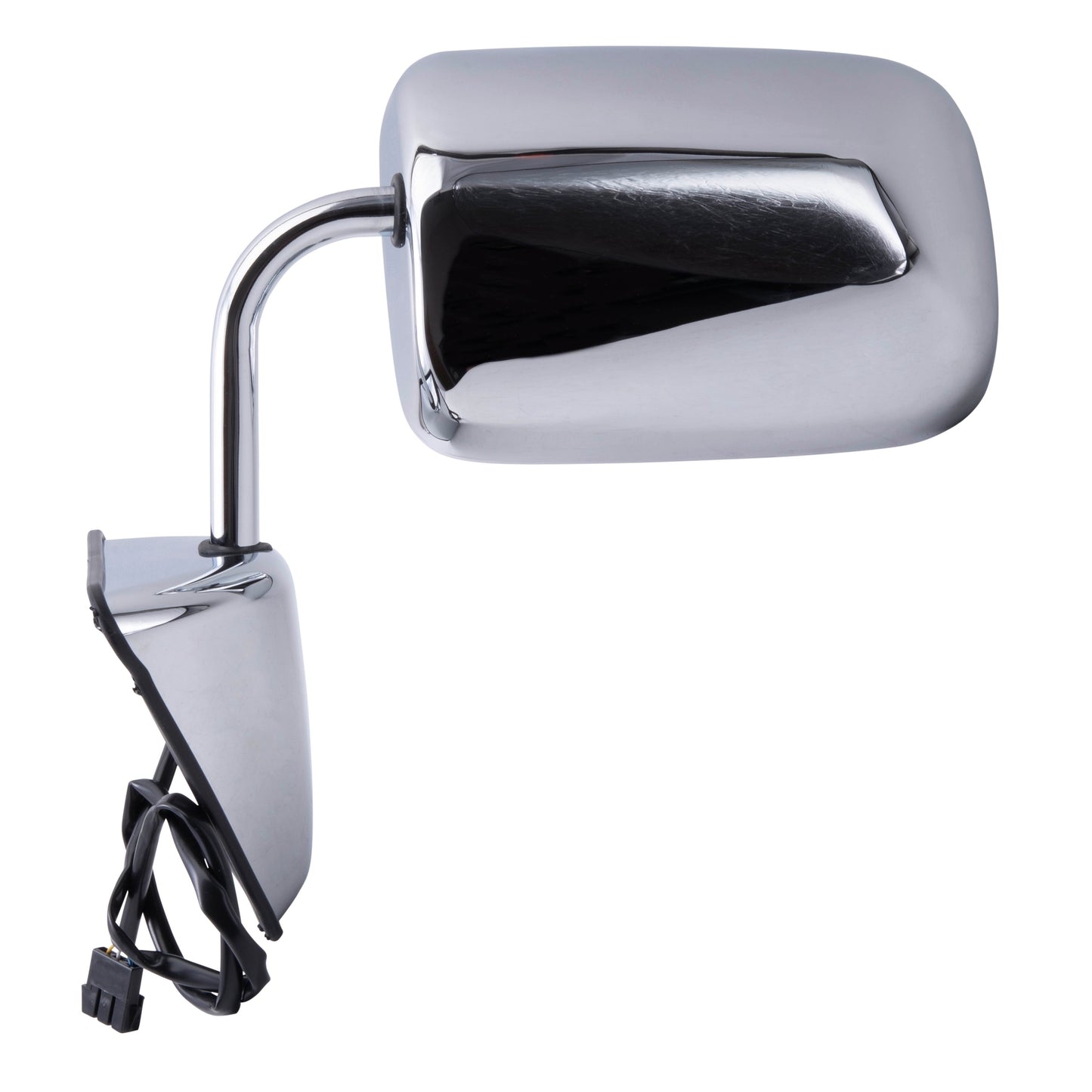 Replacement Drivers Power Side View Chrome 6x9 Mirror Compatible with 1988-1993 Ram Pickup Truck Ramcharger 55154669