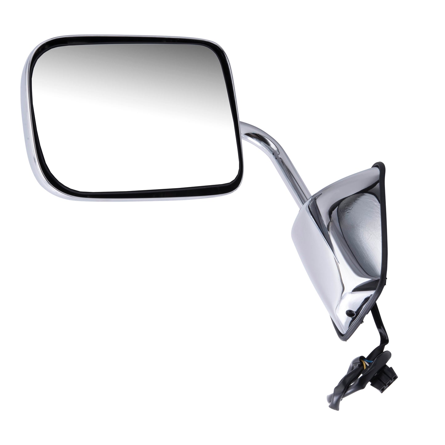Replacement Set Driver and Passenger Power Side View Chrome Mirrors 6x9 Compatible with 1988-1993 Ram Pickup Truck 1988-1993 Ramcharger 55154669 55154668