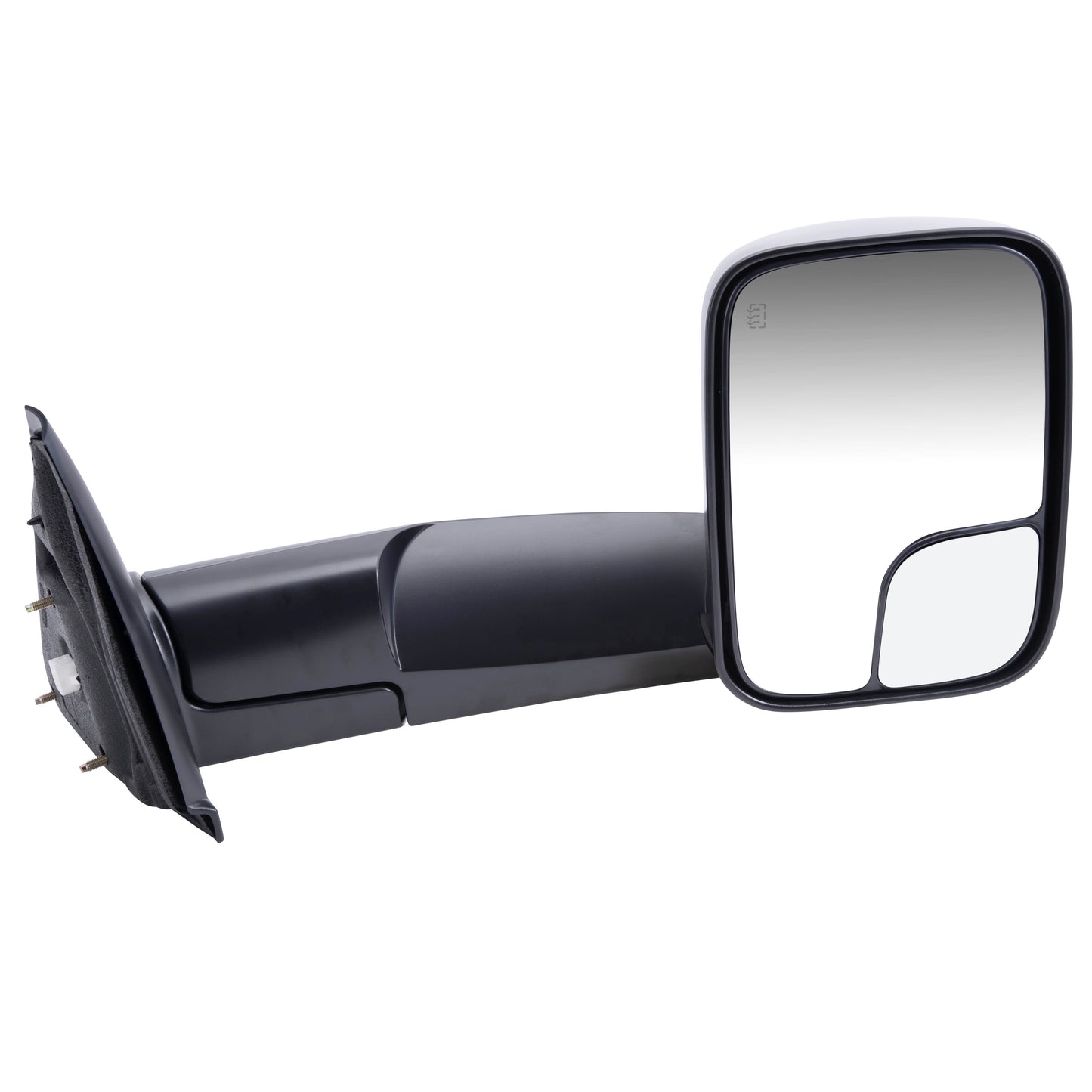 Brock Replacement Passenger Power Side Trailer Tow Flip-Up Mirror Heated 7x10 Compatible with 2002-2008 Ram 1500 Pickup Truck 55077444AO
