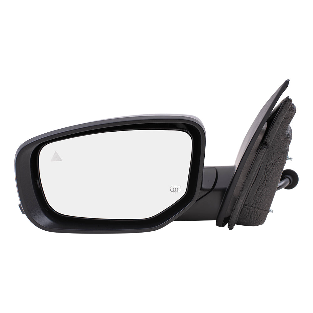 Replacement Driver Power Side Mirror Heated Signal Puddle Light Blind Spot Detection Compatible with 2016 Dart