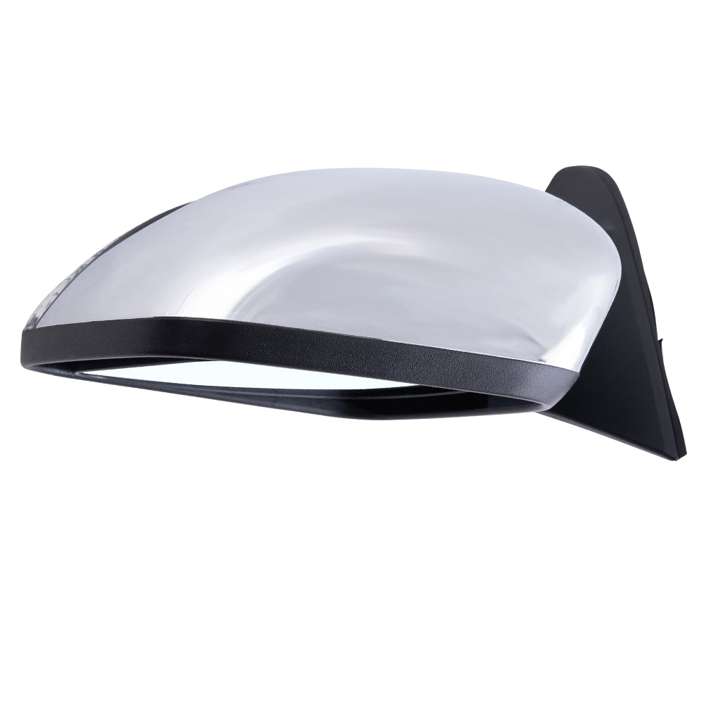 Brock Aftermarket Replacement Driver Left Power Mirror Chrome With Heat-Signal-Memory-Blind Spot Detection Without Auto Dimming Compatible With 2011-2021 Jeep Grand Cherokee Code GQU