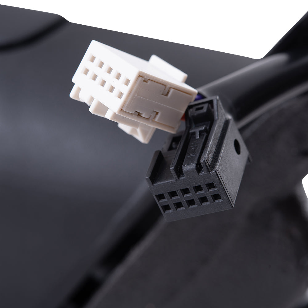 Brock Aftermarket Replacement Driver Left Power Mirror Chrome With Heat-Signal-Memory-Blind Spot Detection Without Auto Dimming Compatible With 2011-2021 Jeep Grand Cherokee Code GQU