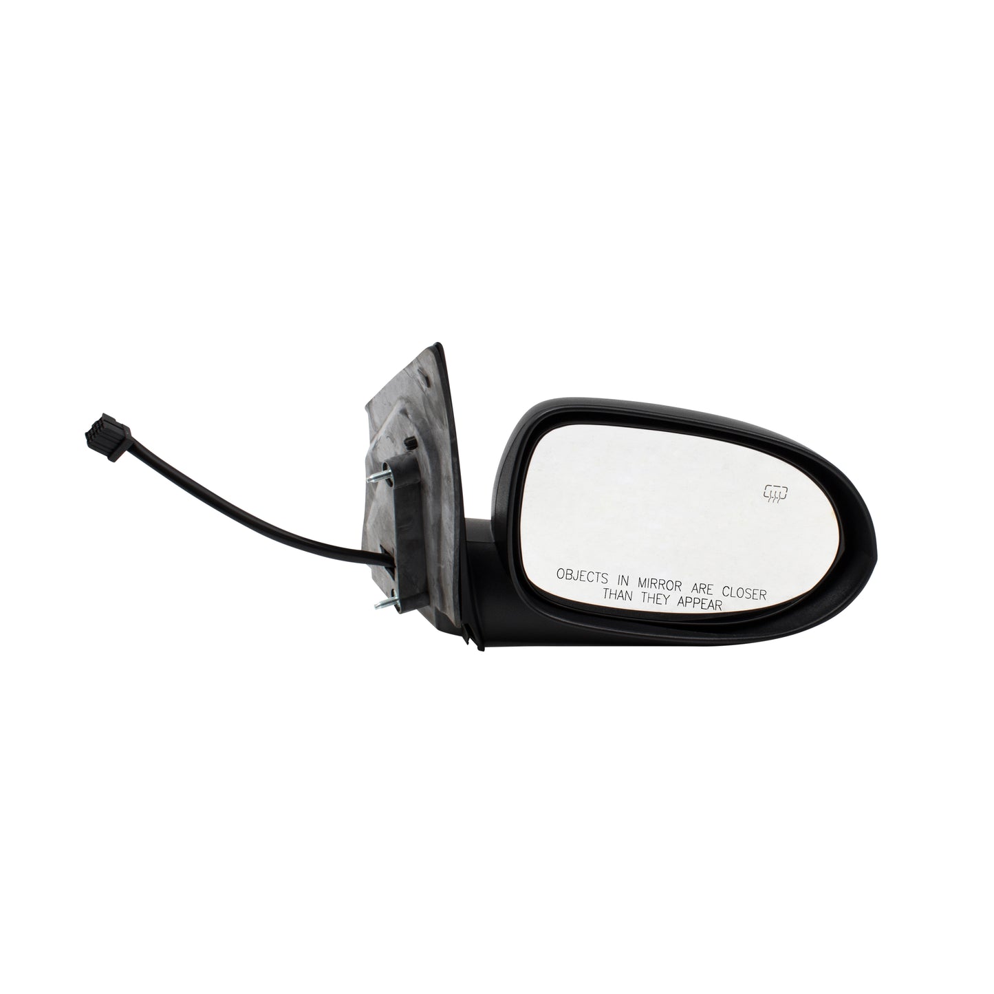 2007-2012 Dodge Caliber Power Mirror Textured Black Non-Folding With Heat RH