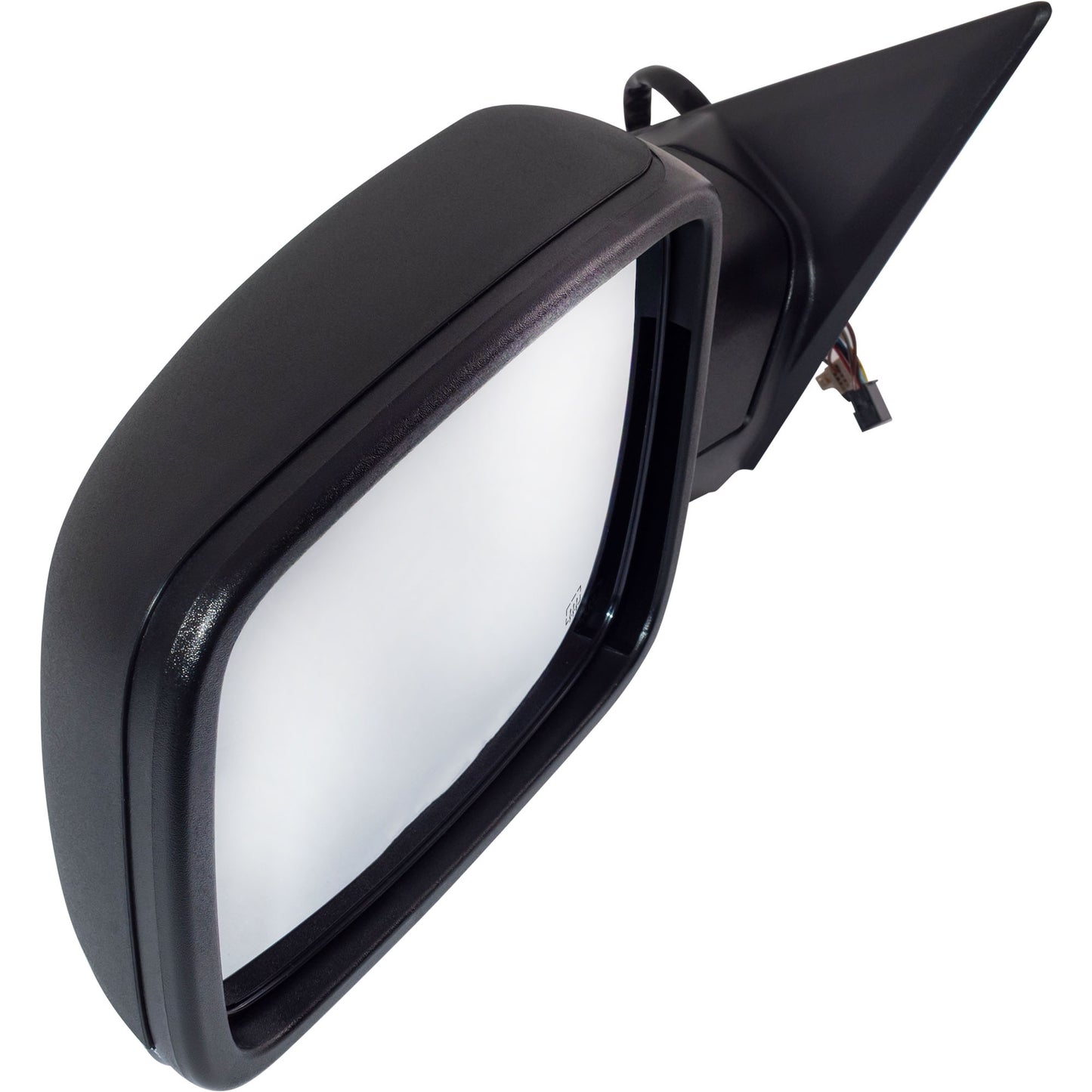 6 X 9 Power Door Mirror Textured Black With Heat-LED Turn Signal Light-Puddle Light-Power Folding-Temperature Sensor Driver Left for 2013 RAM 1500 Without Towing Package 2013 RAM 2500 Without Towing Package