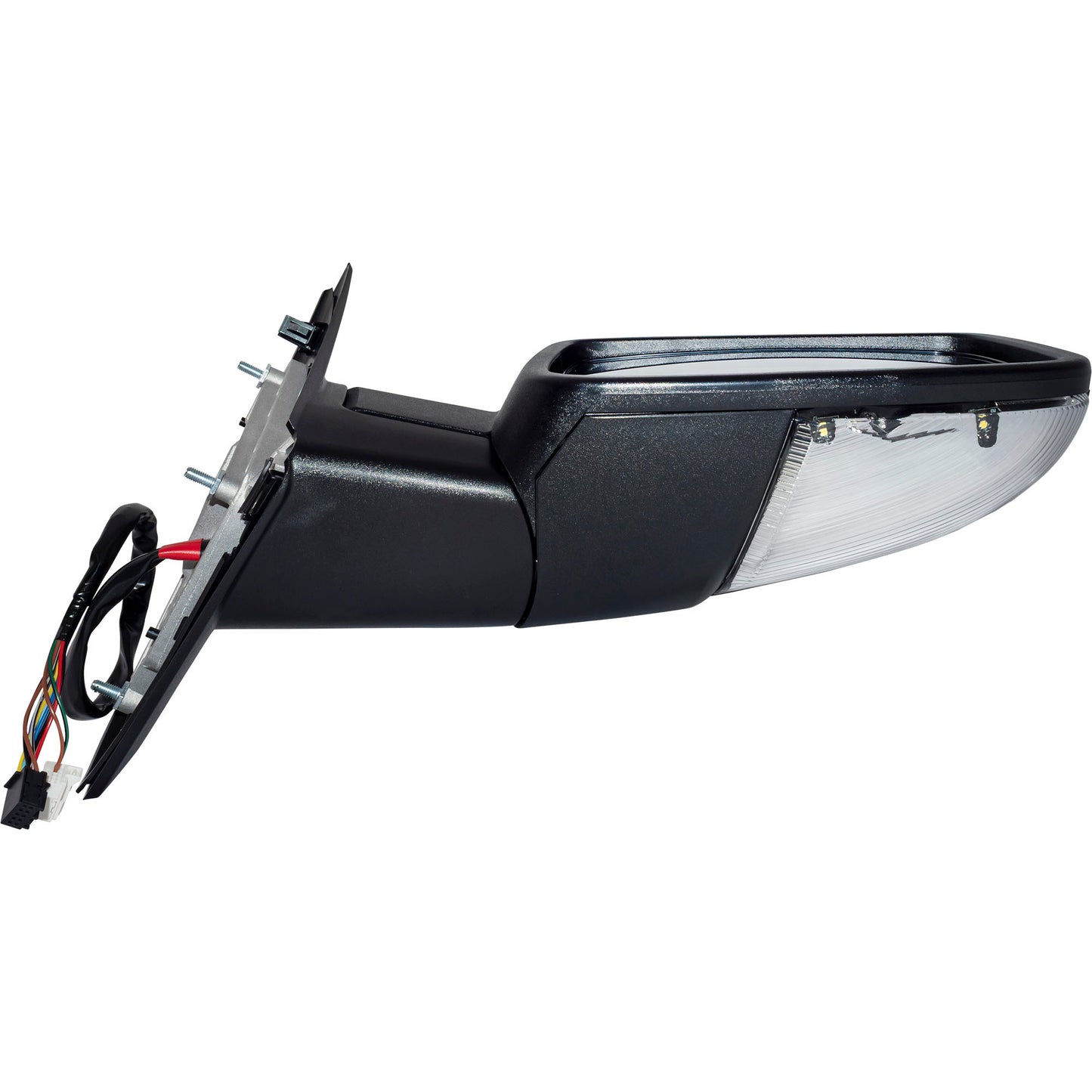 6 X 9 Power Door Mirror Textured Black With Heat-LED Turn Signal Light-Puddle Light-Power Folding-Temperature Sensor Driver Left Passenger Right for 2013 RAM 1500 Without Towing Package 2013 RAM 2500 Without Towing Package