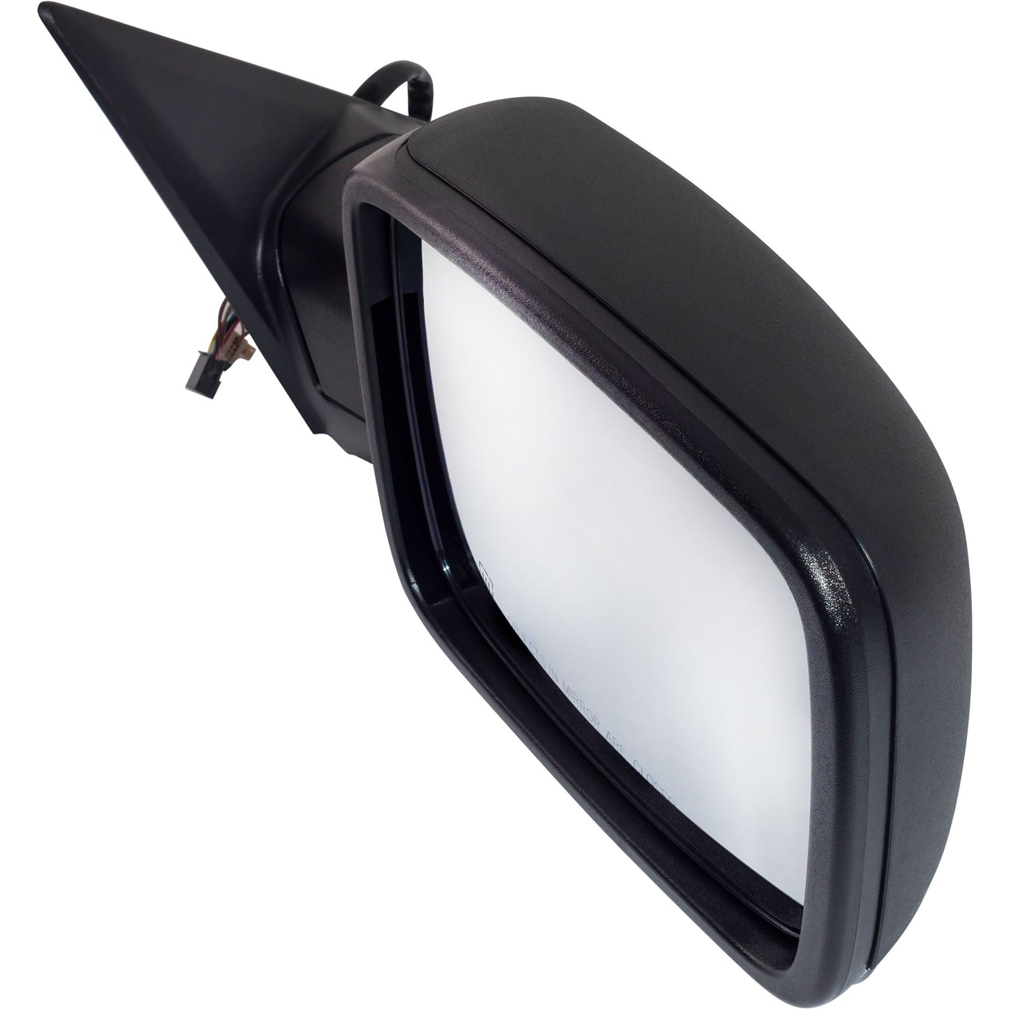 6 X 9 Power Door Mirror Textured Black With Heat-LED Turn Signal Light-Puddle Light-Power Folding-Without Auto Dimming Passenger Right for 2013 RAM 1500 Without Towing Package 2013 RAM 2500 Without Towing Package