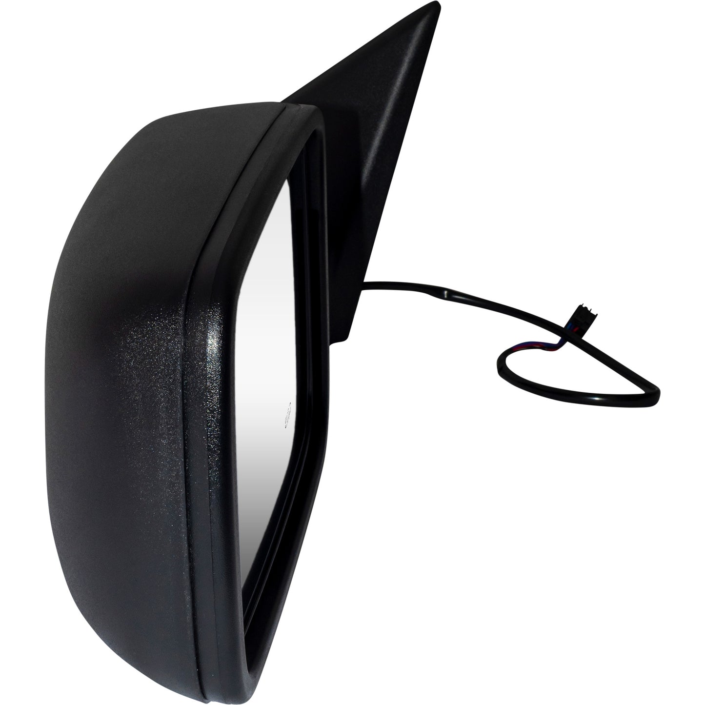 6 X 9 Power Door Mirror Textured Black With Heat-Manual Folding-Without Auto Dimming Driver Left for 2009-2010 Dodge RAM 1500/2500 2011-2012 RAM 1500/2500 Without Towing Package