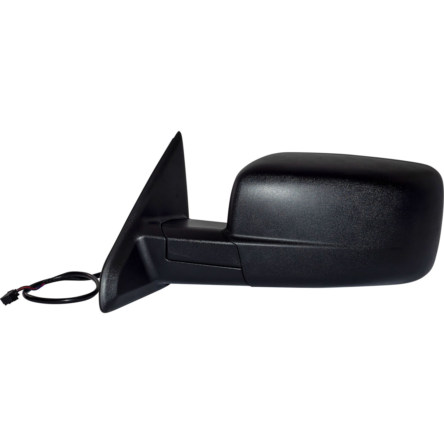 6 X 9 Power Door Mirror Textured Black With Heat-Manual Folding-Without Auto Dimming Driver Left for 2009-2010 Dodge RAM 1500/2500 2011-2012 RAM 1500/2500 Without Towing Package