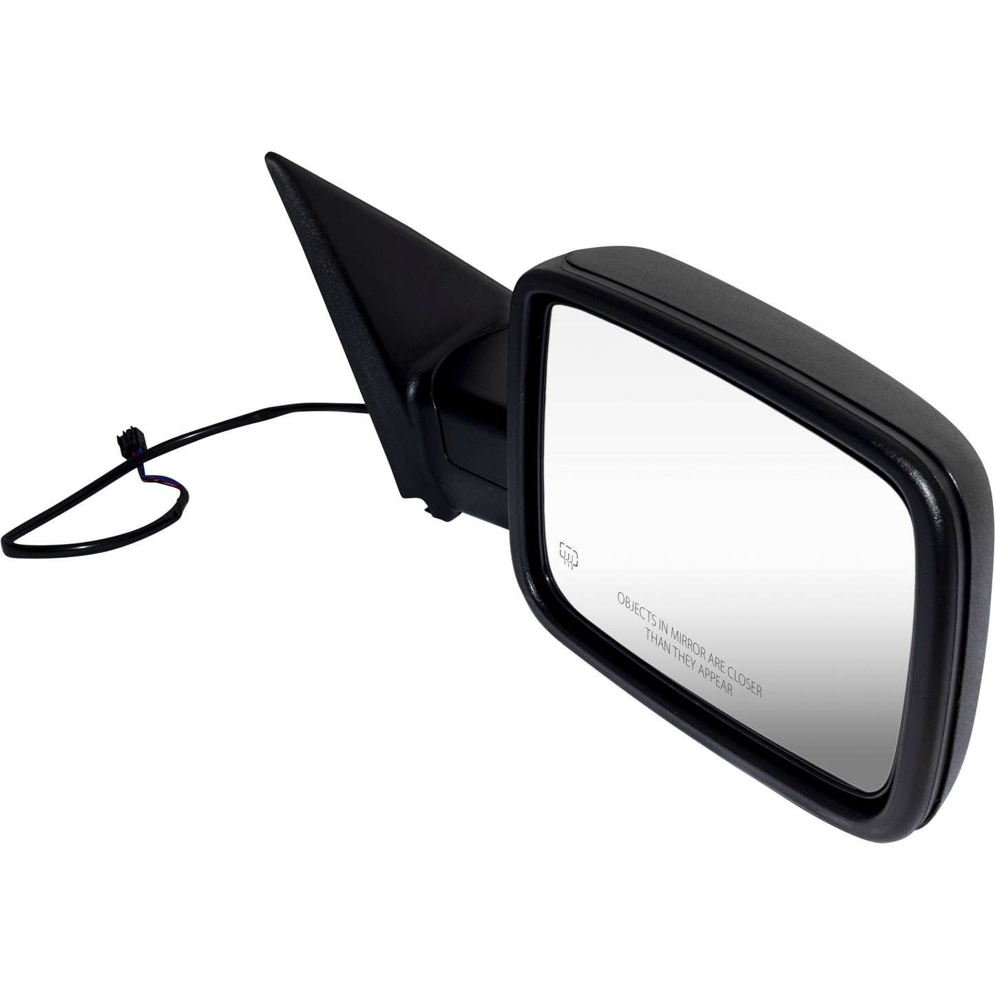 6 X 9 Power Door Mirror Textured Black With Heat-Manual Folding-Without Auto Dimming Driver Left Passenger Right for 2009-2010 Dodge RAM 1500/2500 2011-2012 RAM 1500/2500 Without Towing Package