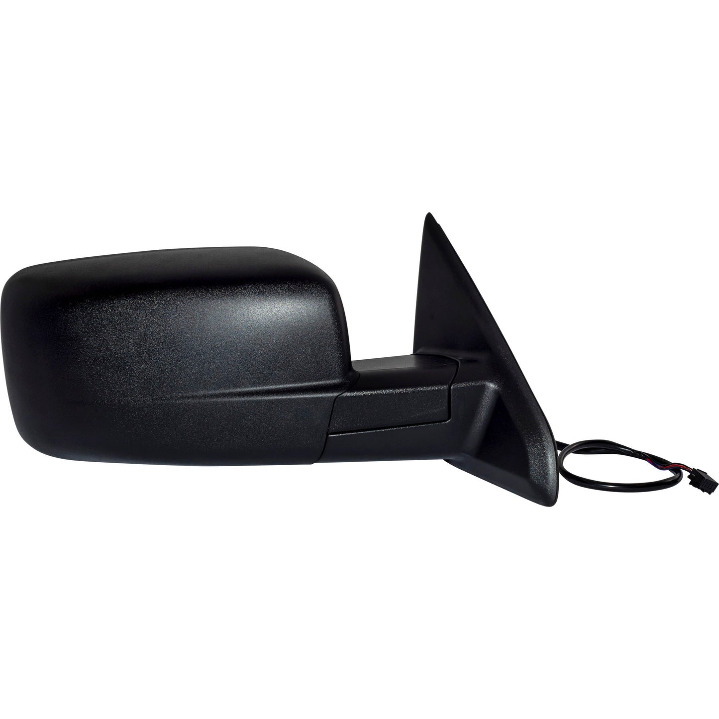 6 X 9 Power Door Mirror Textured Black Cover With Heat-Manual Folding-Without Auto Dimming Passenger Right 2009-2010 Dodge RAM 1500/2500 2011-2012 RAM 1500/2500 Without Towing Package