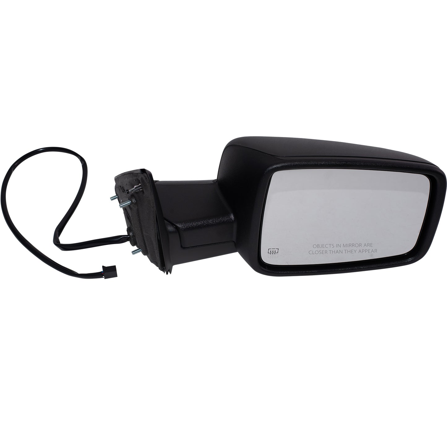 Power Door Mirror Textured Black With Heat-Manual Folding-Temperature Sensor Without Auto Dimming Driver Right 6X9 Non-Towing for 2014-2018 RAM 1500 2019-2022 RAM 1500 2013-2018 RAM 2500