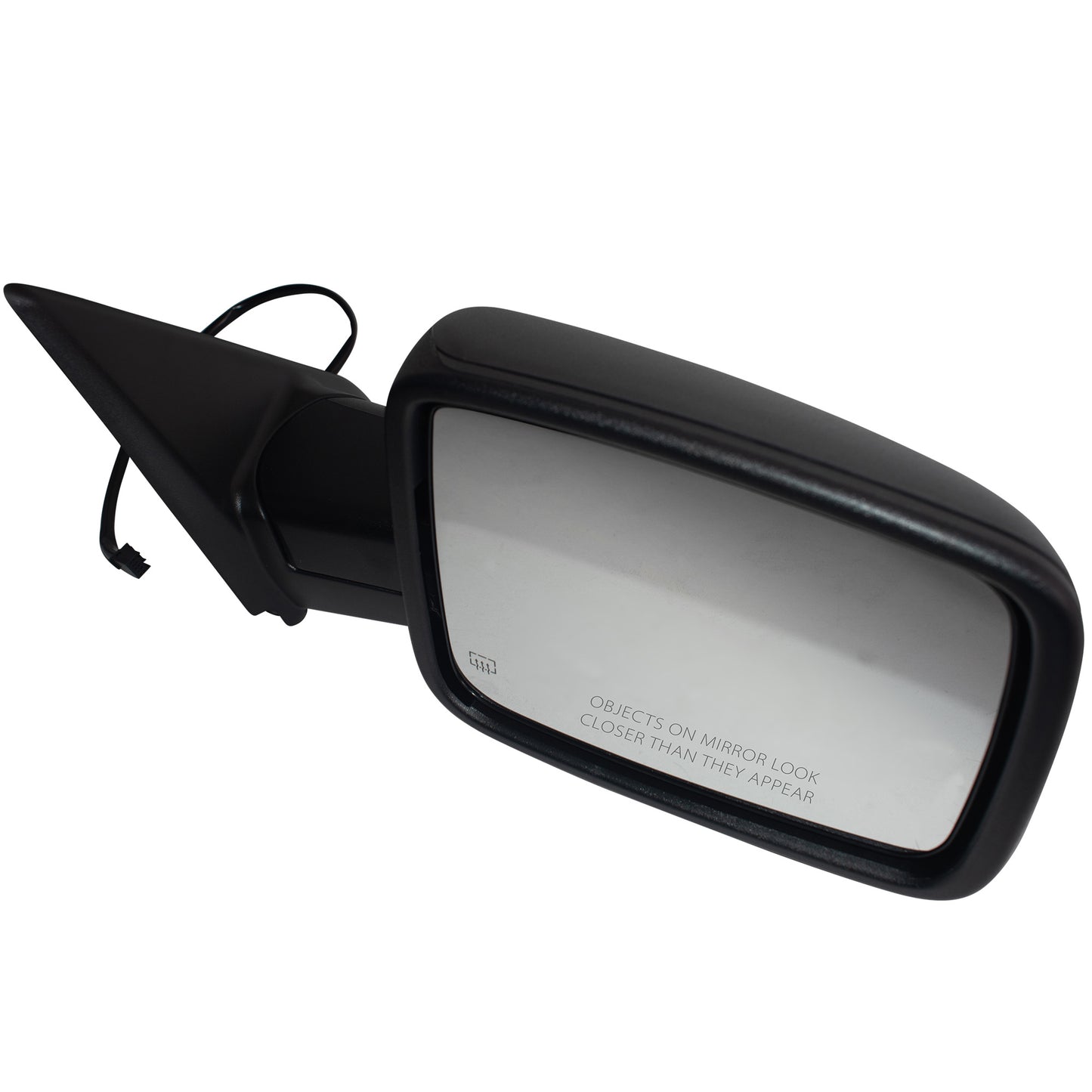 Power Door Mirror Textured Black With Heat-Manual Folding-Temperature Sensor Without Auto Dimming Driver Right 6X9 Non-Towing for 2014-2018 RAM 1500 2019-2022 RAM 1500 2013-2018 RAM 2500
